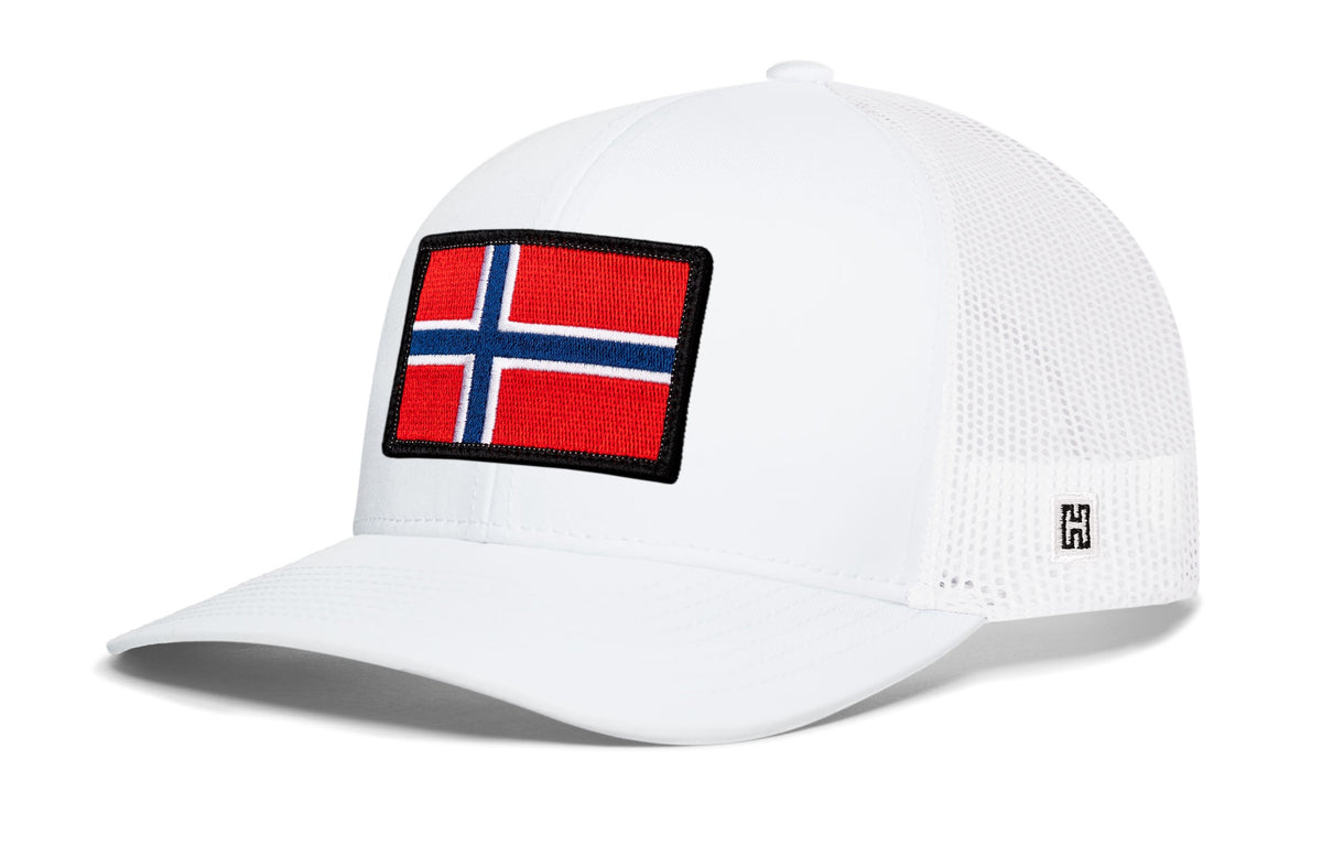 Norway Flag Trucker Hat  |  Norwegian Snapback