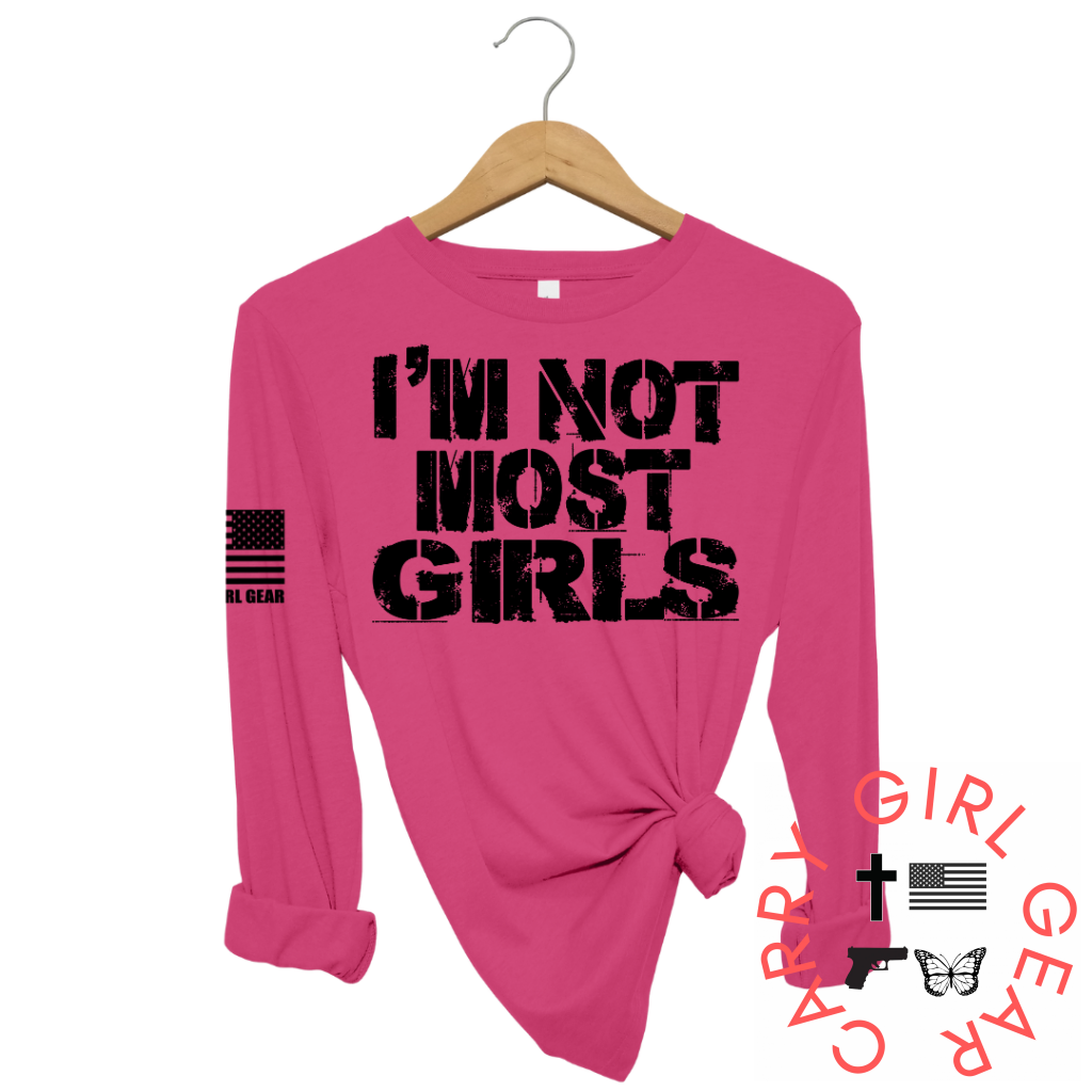 NOT MOST GIRLS Long Sleeve