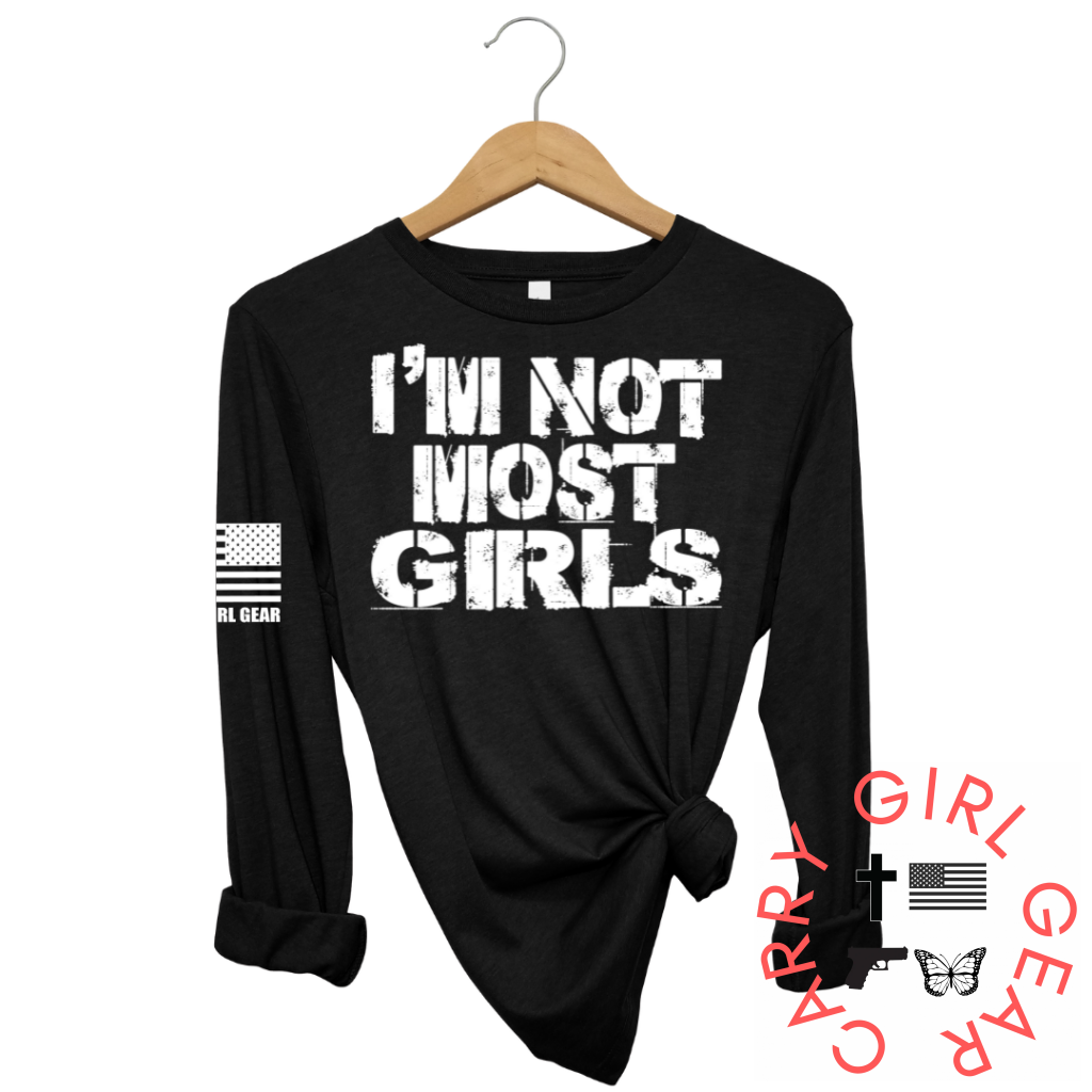 NOT MOST GIRLS Long Sleeve