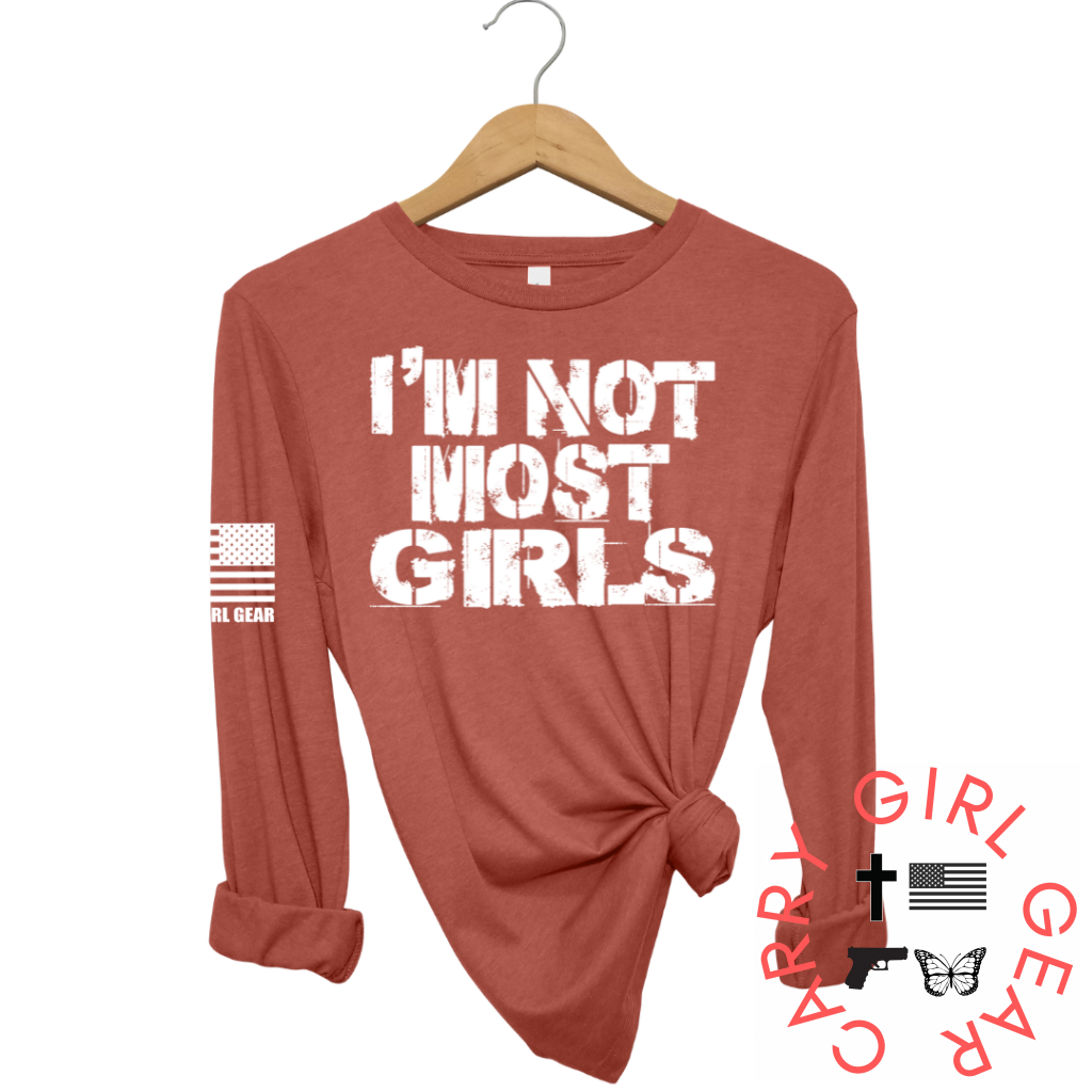 NOT MOST GIRLS Long Sleeve
