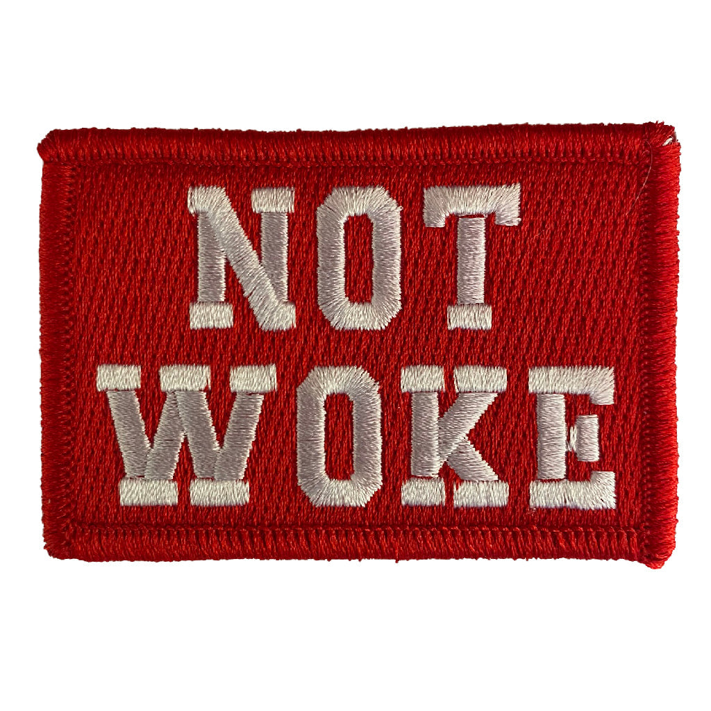 Not Woke 2" x 3" Tactical Patch