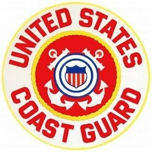 U. S. Coast Guard Patch - Round Logo 10 inch Back Patch
