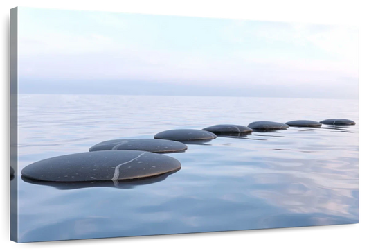 Water Zen Stones Wall Art