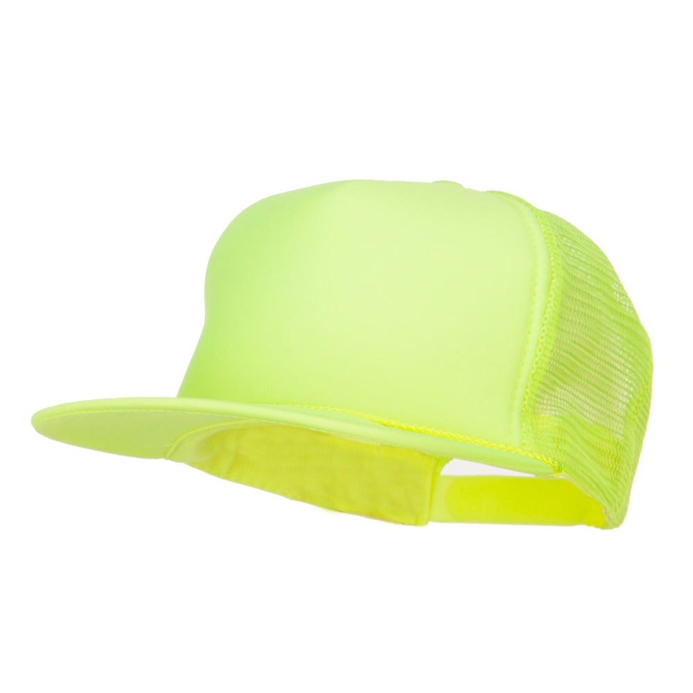 5 Panel Neon Color Poly Mesh Cap