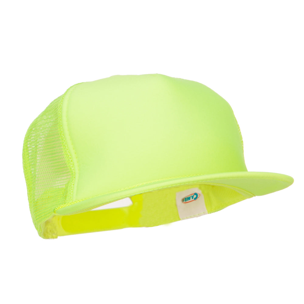 5 Panel Neon Color Poly Mesh Cap