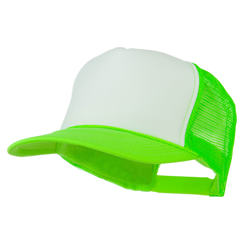 Neon Polyester Foam Front Trucker
