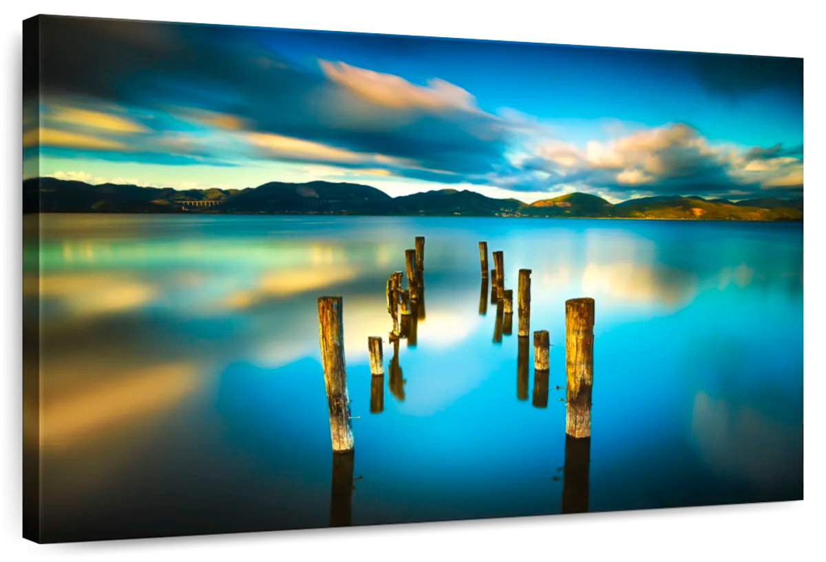 Massaciuccoli Lake Sunset Wall Art