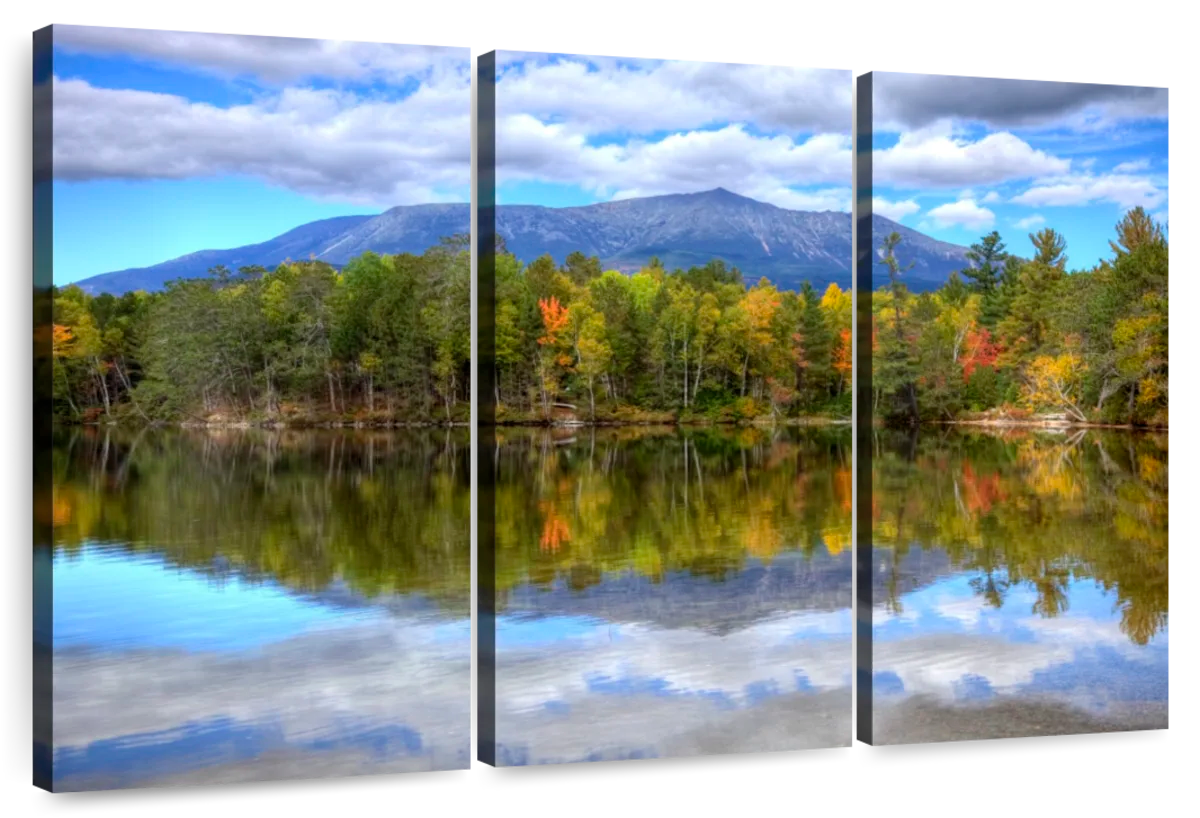 Mount Katahdin Lake Landscape Wall Art