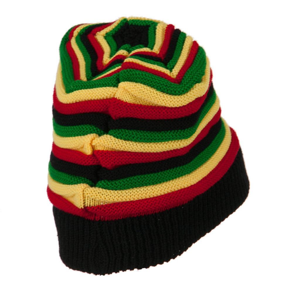 New Rasta Deep Shell Beanie