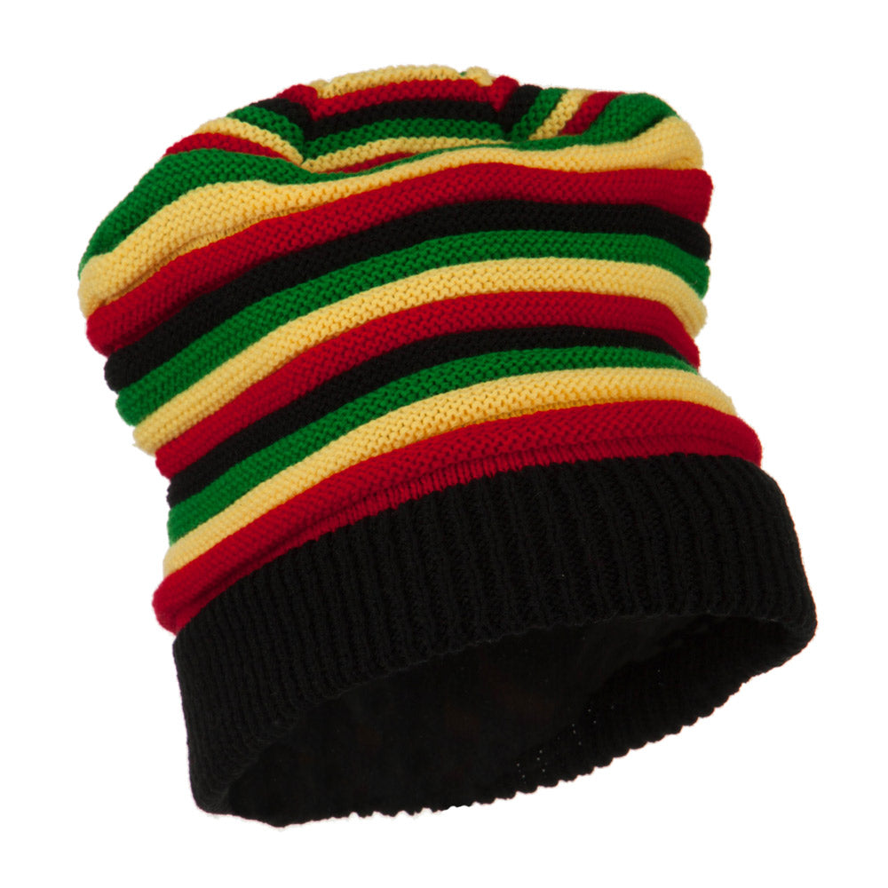 New Rasta Deep Shell Beanie