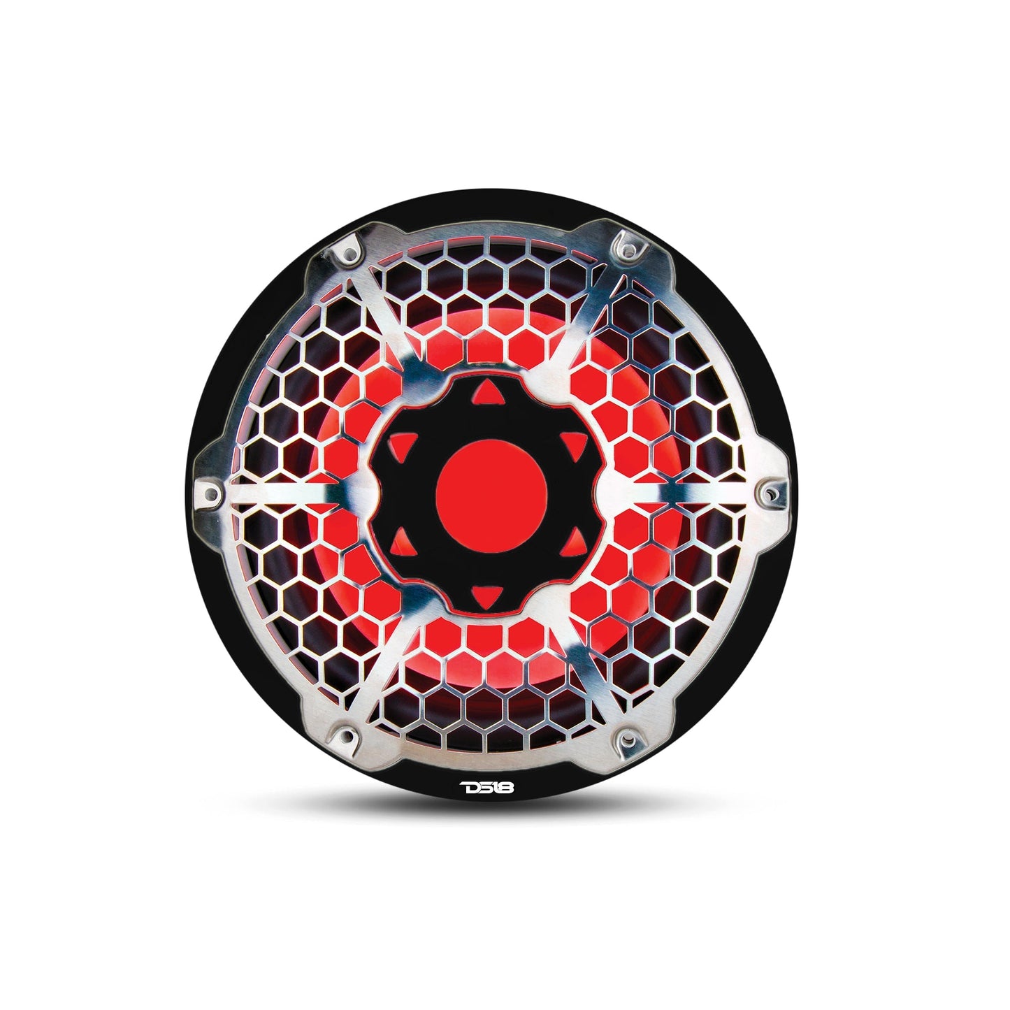 DS18 Best Marine Stereo Subwoofer Package  1 x 10” Subwoofer | 2 x 6.5” Speaker Tower | 2 x 6.5” Marine Speaker | 1 x 5 Ch Amplifier | 1 x MOFCKIT4 and 1 x LED-BTC