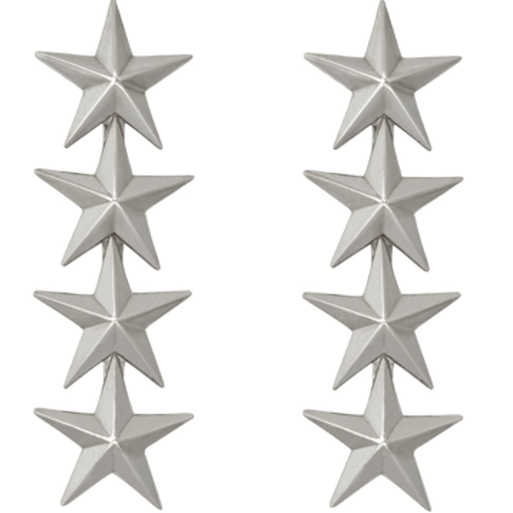U.S. Army Gold Metal Pin On Rank - Pair