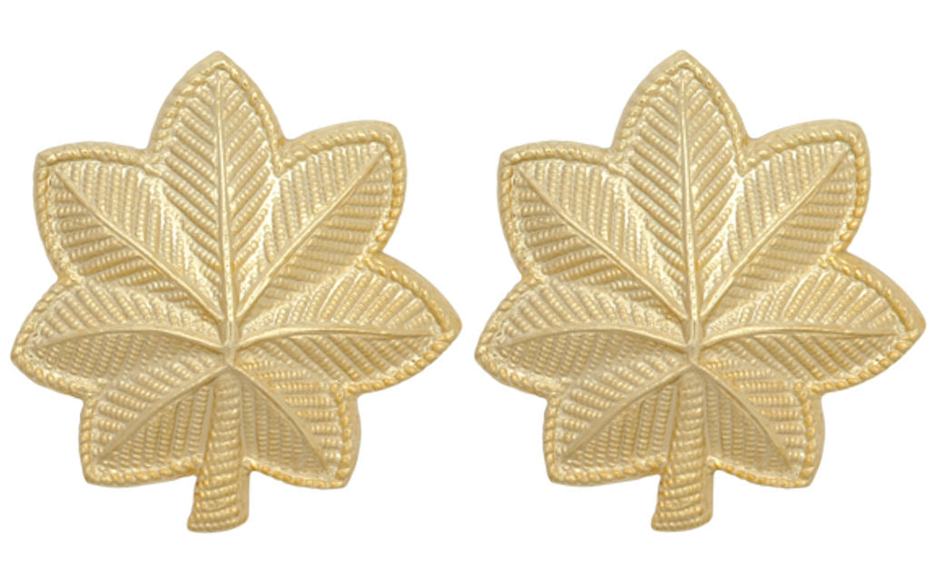 U.S. Army Gold Metal Pin On Rank - Pair