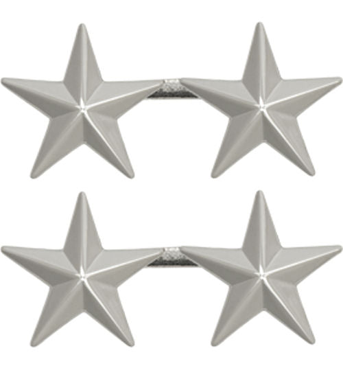 U.S. Army Gold Metal Pin On Rank - Pair