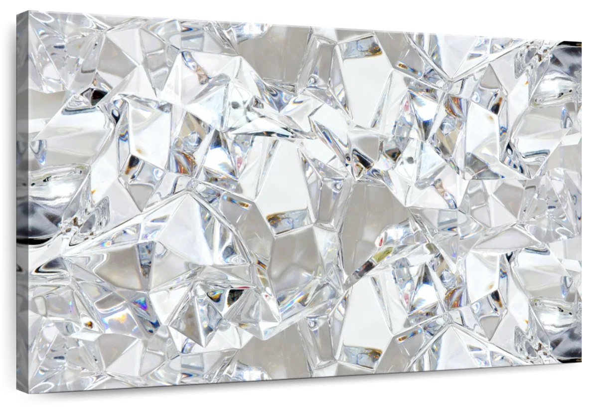 Abstract Ice Wall Art