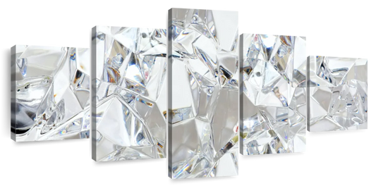 Abstract Ice Wall Art