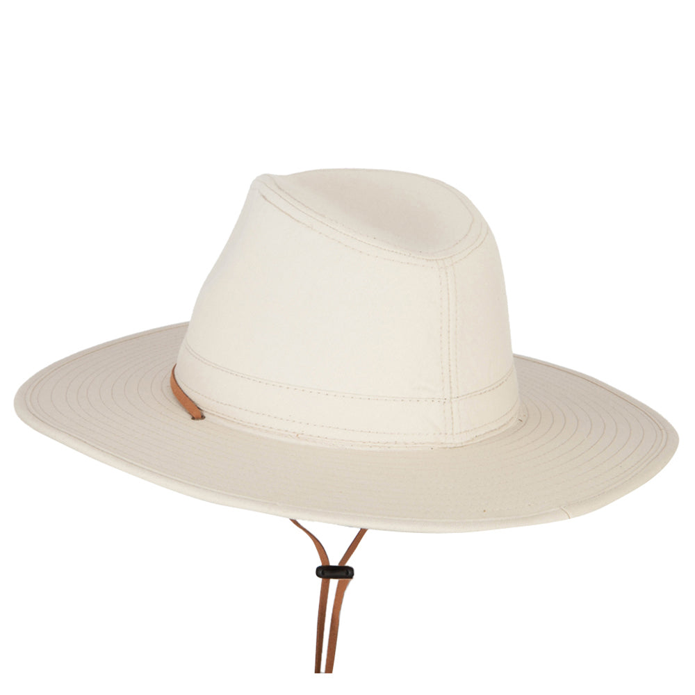 Men's Cotton Canvas Outback Style Fedora Hat