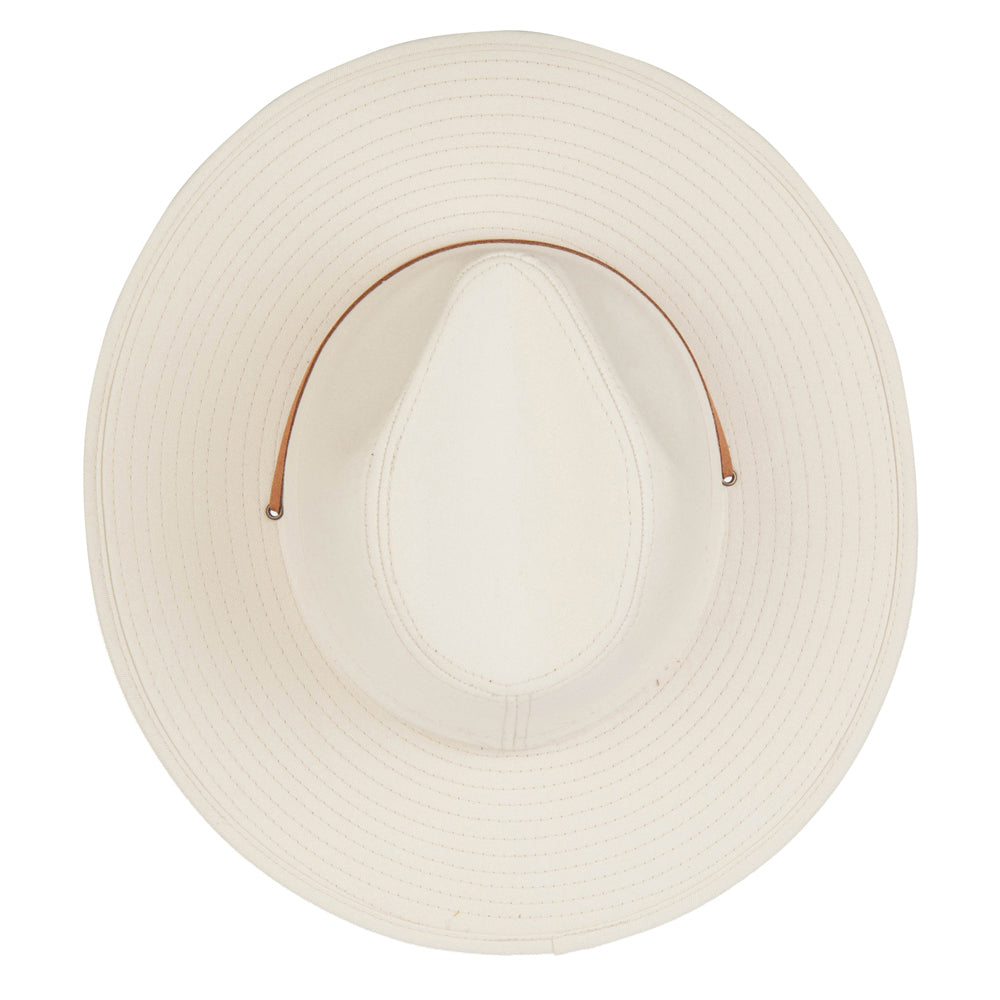 Men's Cotton Canvas Outback Style Fedora Hat