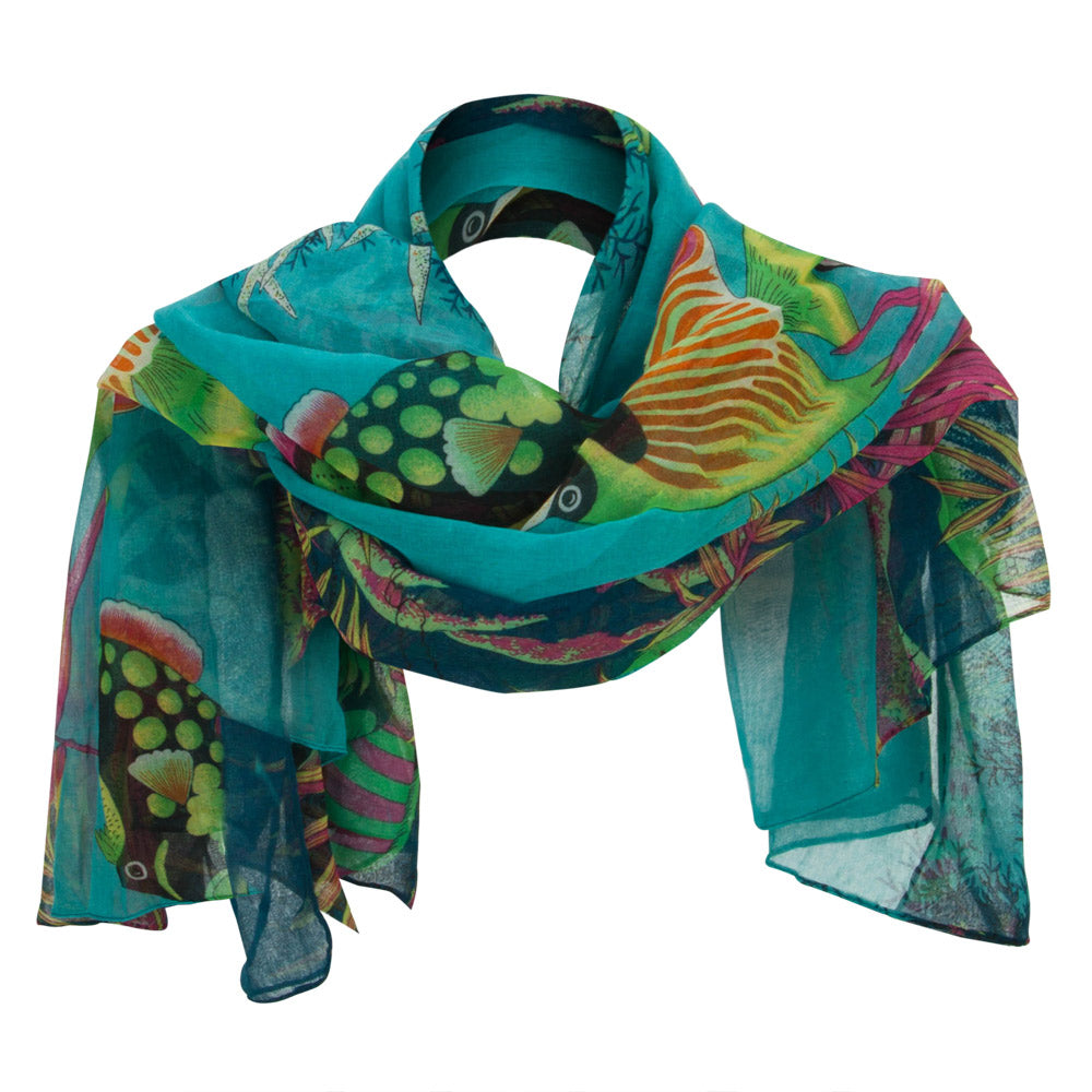 Ocean Coral Fish Summer Scarf