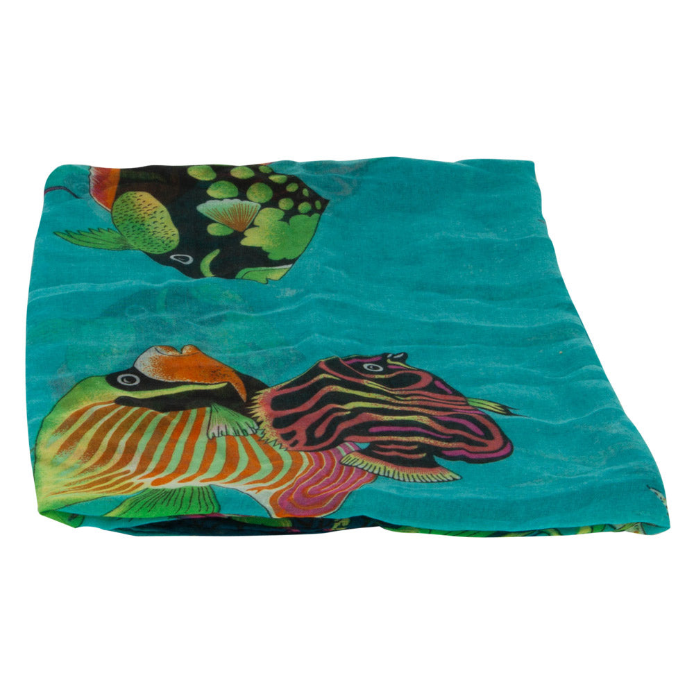 Ocean Coral Fish Summer Scarf
