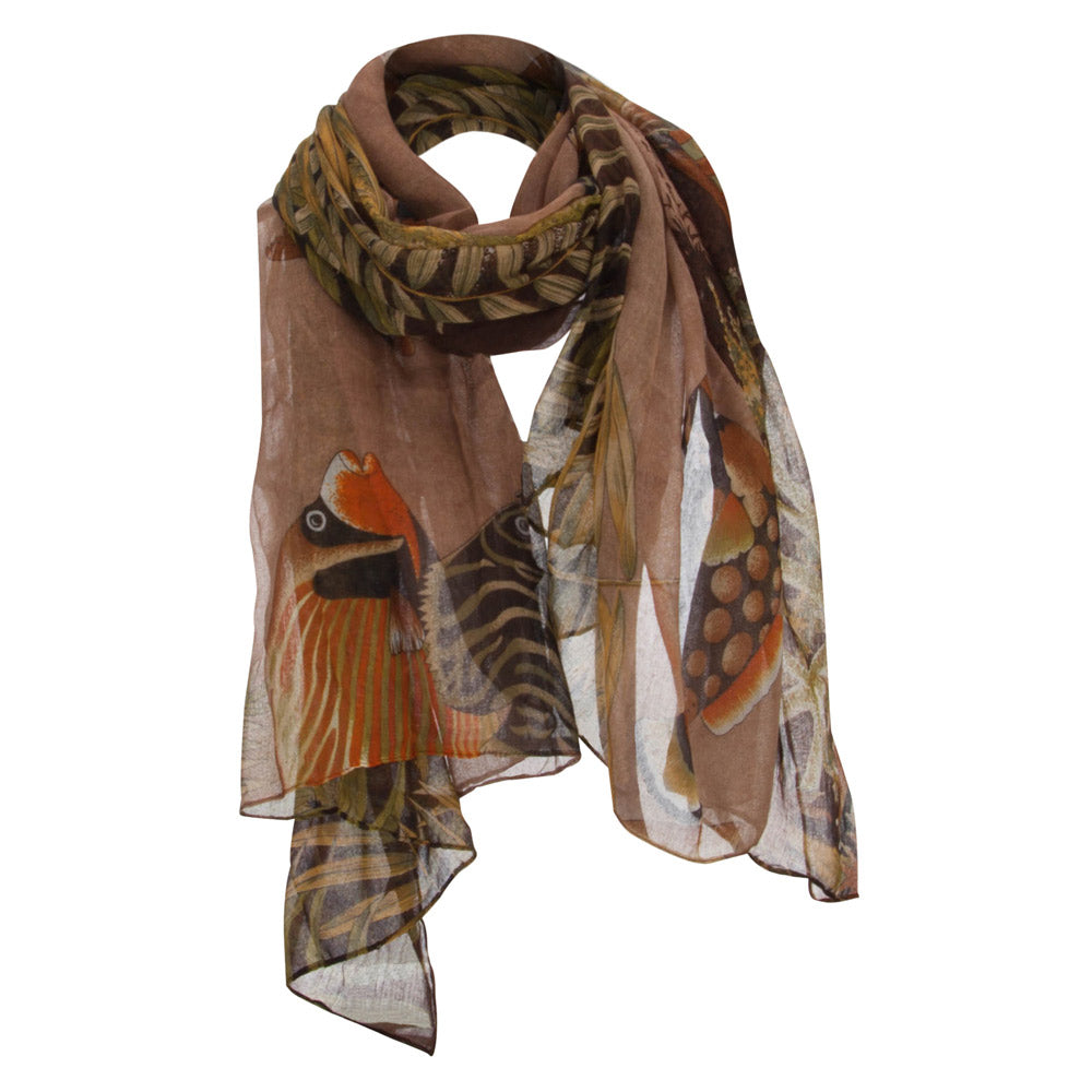 Ocean Coral Fish Summer Scarf