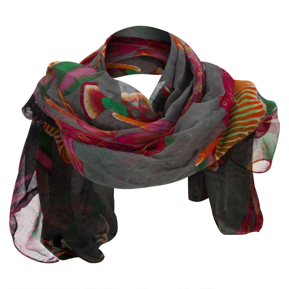 Ocean Coral Fish Summer Scarf