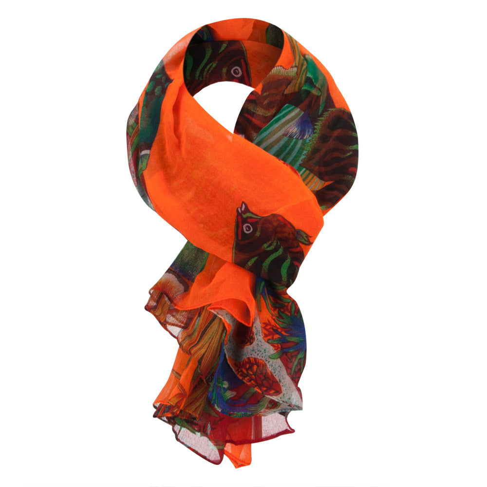 Ocean Coral Fish Summer Scarf
