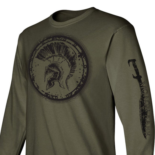 Olive Drab Molon Labe Longsleeve T