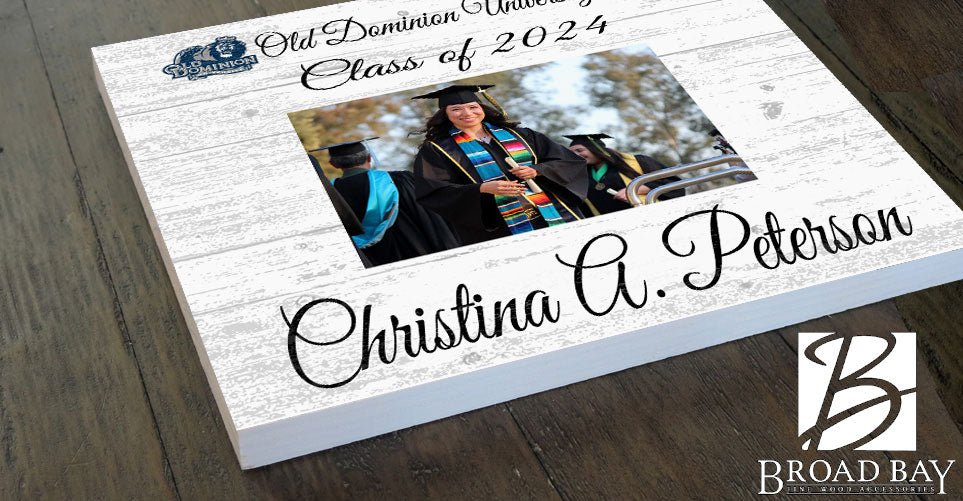 Old Dominion Personalized Graduation Picture Frame Plaque – Upload Your Photo, Name & Class Year – 10.5"x10.5"
