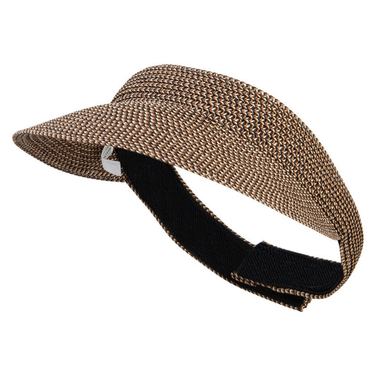UPF 50+ Tweed Poly Braid Gardening Visor