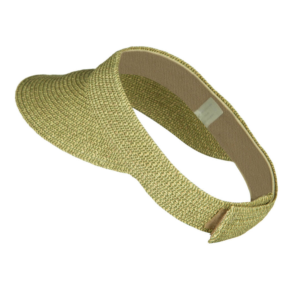 UPF 50+ Tweed Poly Braid Gardening Visor