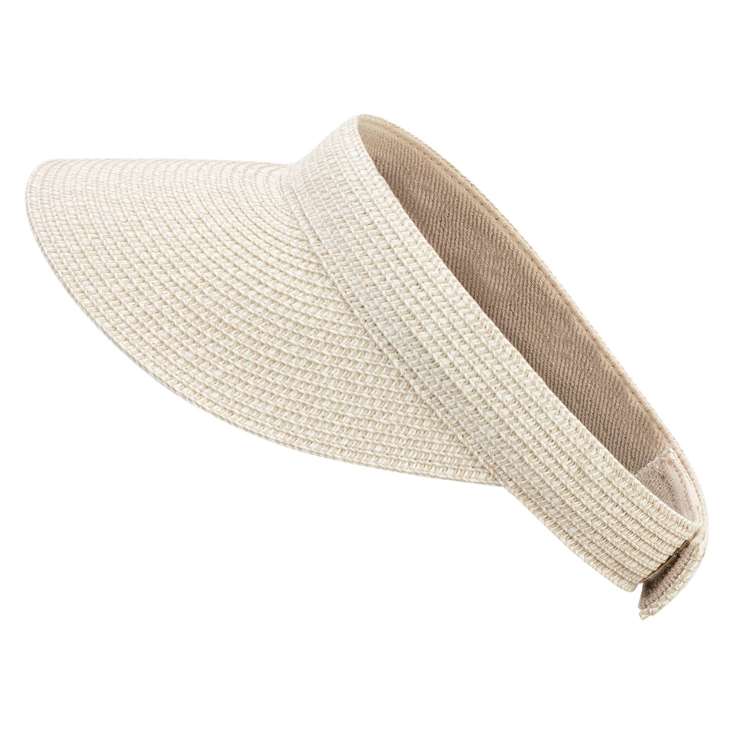 UPF 50+ Tweed Poly Braid Gardening Visor