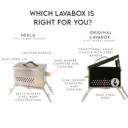 World Famous Flame: The Original LavaBox Fire Pit