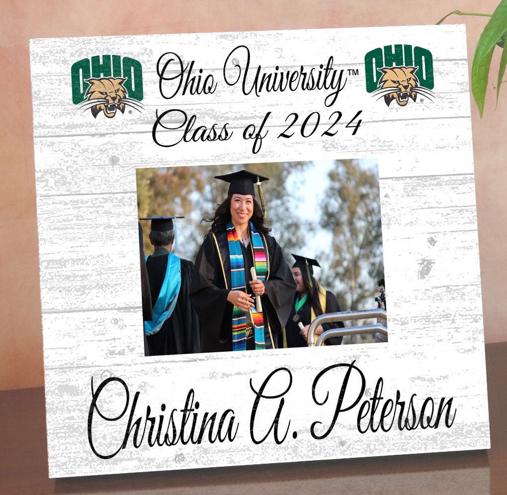 Ohio University Graduation Frame - Class Year Picture Plaque - Custom - Upload Your Photo, Name & Class Year – 10.5"x10.5"