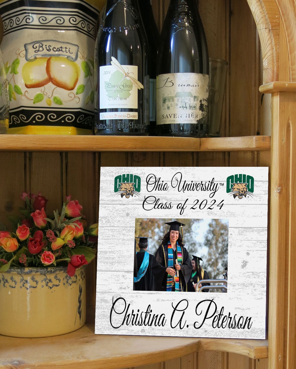 Ohio University Graduation Frame - Class Year Picture Plaque - Custom - Upload Your Photo, Name & Class Year – 10.5"x10.5"