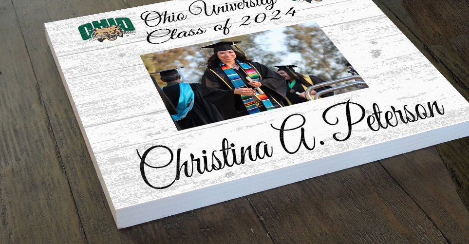 Ohio University Graduation Frame - Class Year Picture Plaque - Custom - Upload Your Photo, Name & Class Year – 10.5"x10.5"