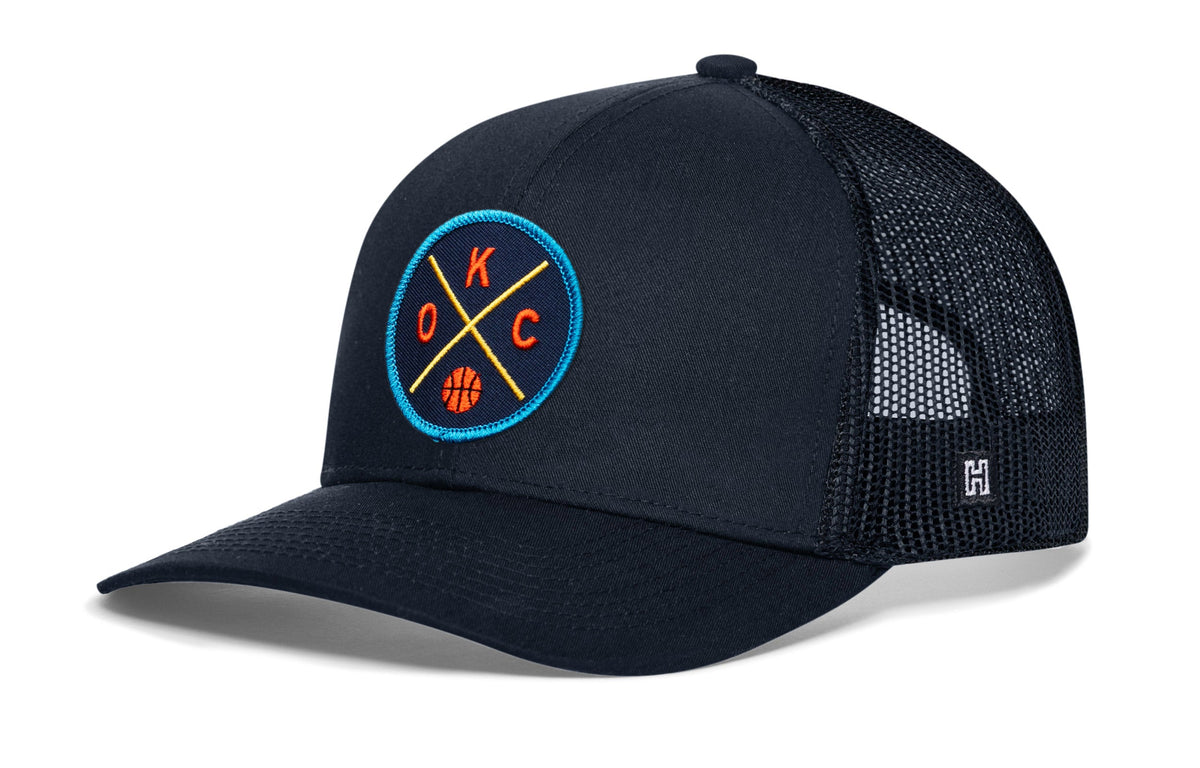Oklahoma City Basketball Trucker Hat  |  OKC X Snapback