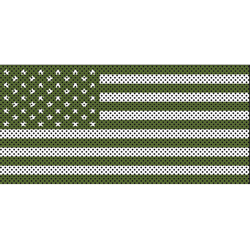 Military Colors Collection American Flag Grille Inserts