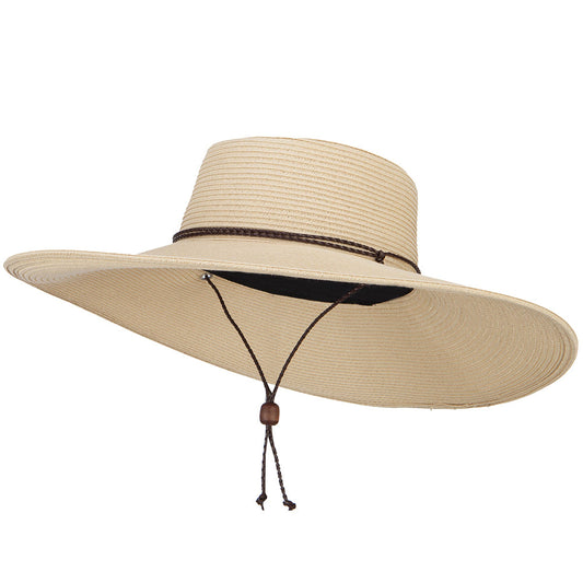 Women's Paper Braid Big Brim Hat