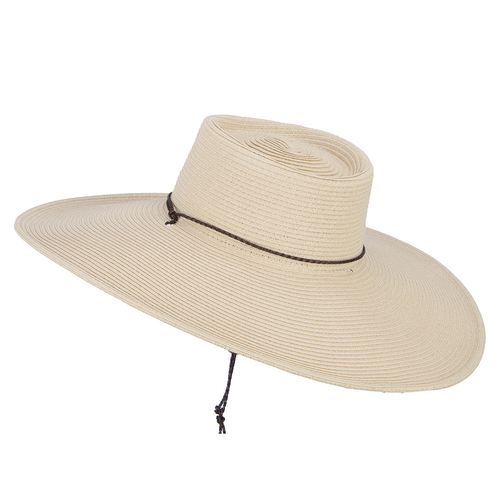 Women's Paper Braid Big Brim Hat