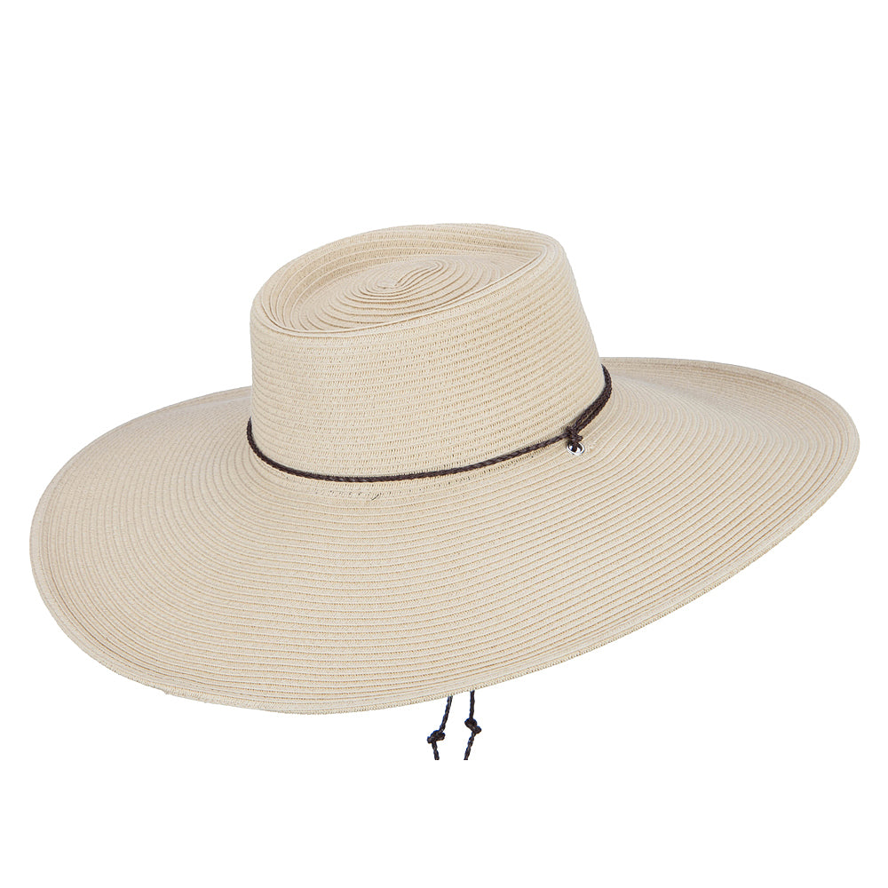 Women's Paper Braid Big Brim Hat