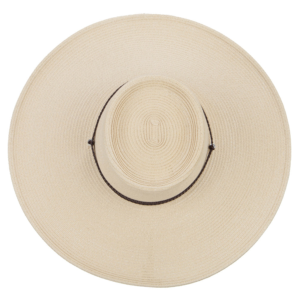Women's Paper Braid Big Brim Hat
