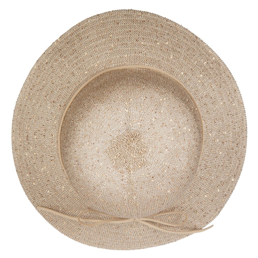 Women's Sequins Polyester Dressy Hat