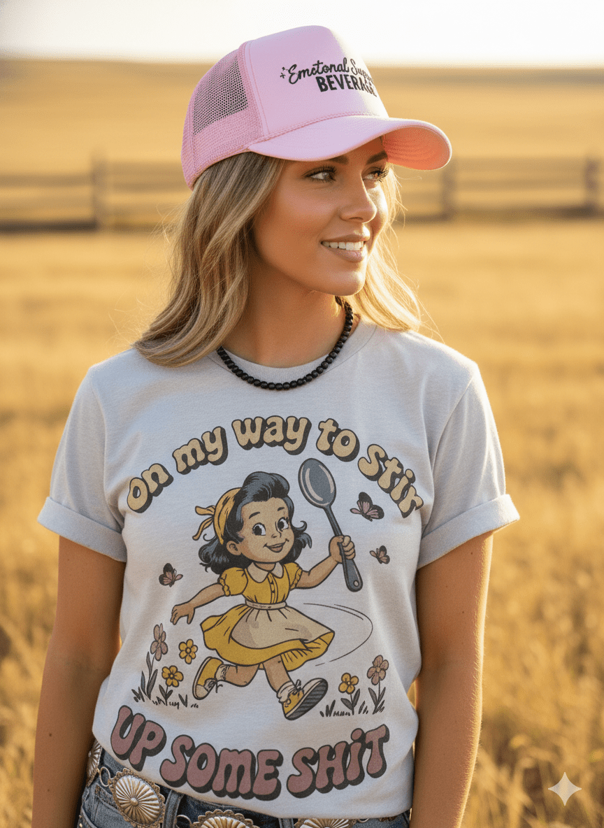 On My Way To Stir Up Some Shit Graphic Tee