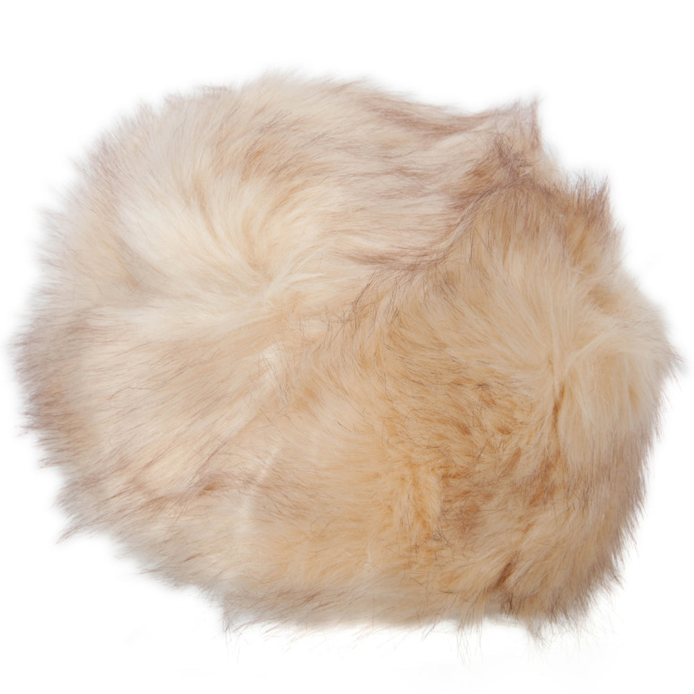 Women's Polyester Fleece Lining Faux Fur Bucket Hat