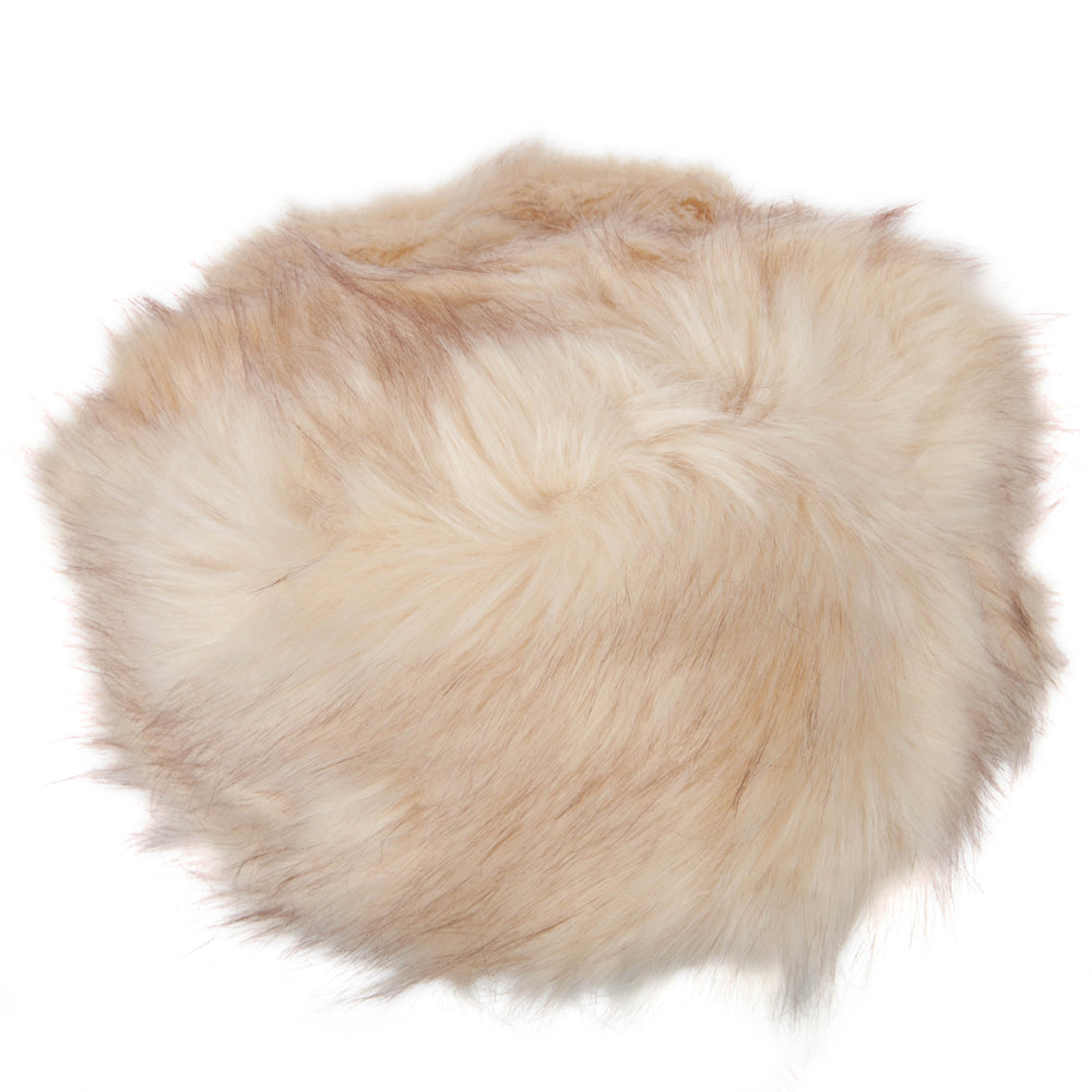 Women's Polyester Fleece Lining Faux Fur Bucket Hat