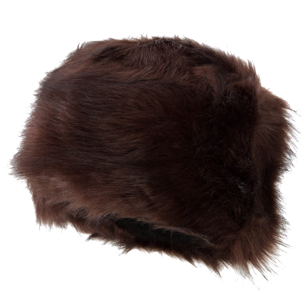 Women's Polyester Fleece Lining Faux Fur Bucket Hat
