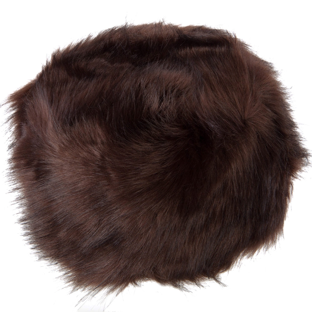 Women's Polyester Fleece Lining Faux Fur Bucket Hat