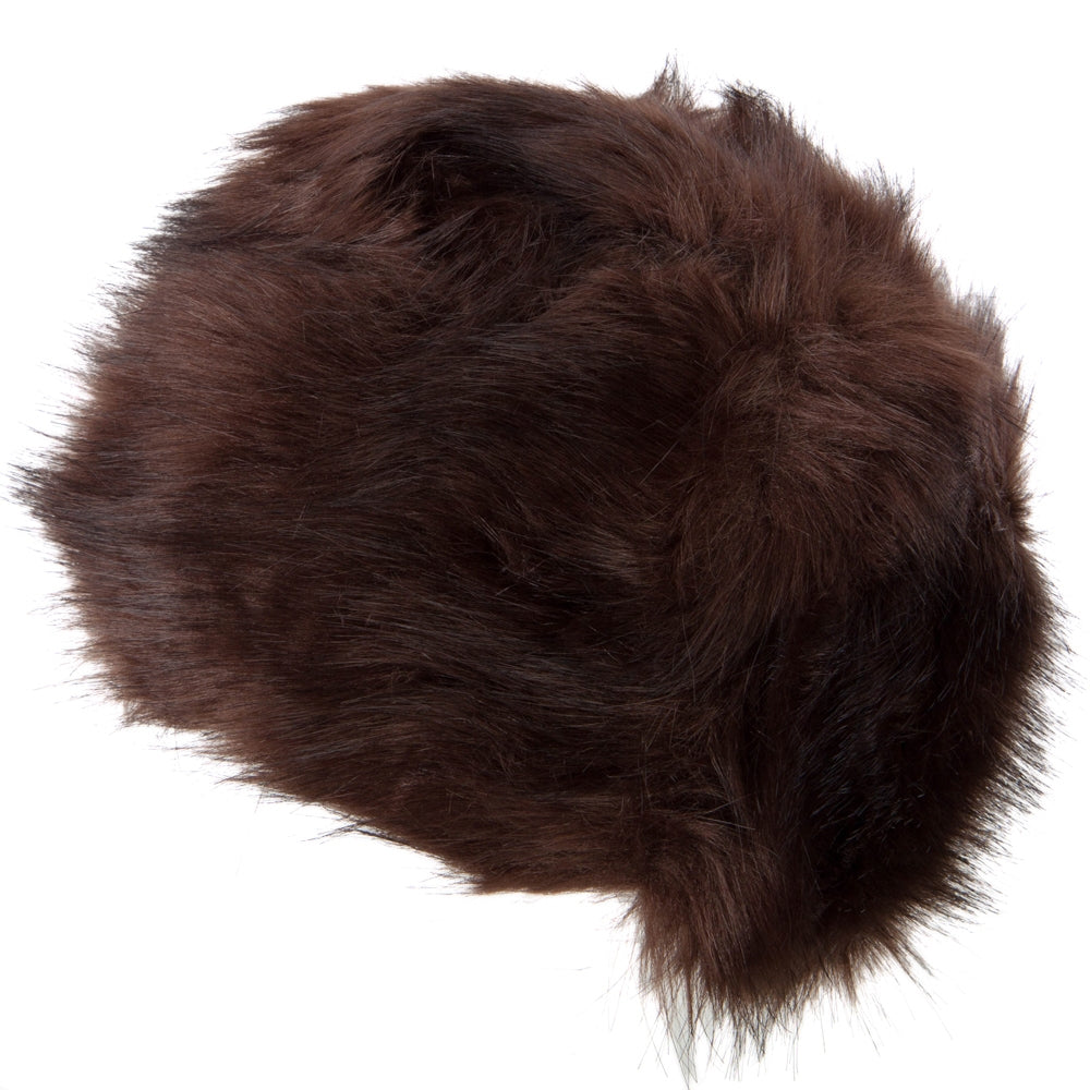 Women's Polyester Fleece Lining Faux Fur Bucket Hat