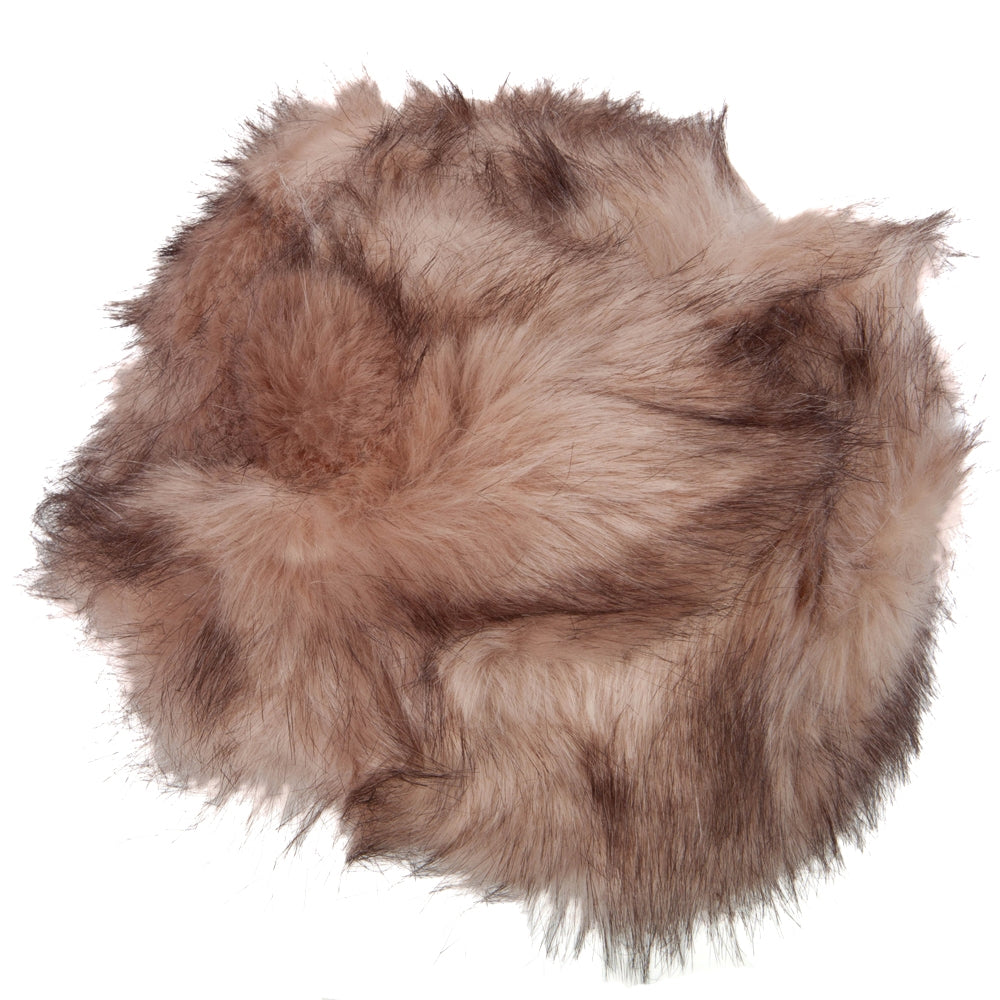 Women's Polyester Fleece Lining Faux Fur Bucket Hat